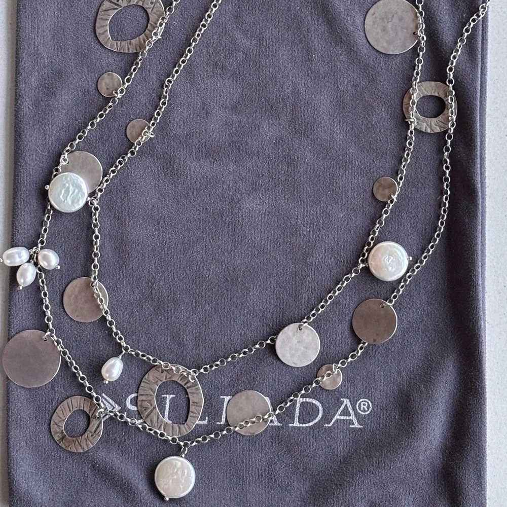 Silpada Sterling Silver Pearl of a Girl Necklace N2197